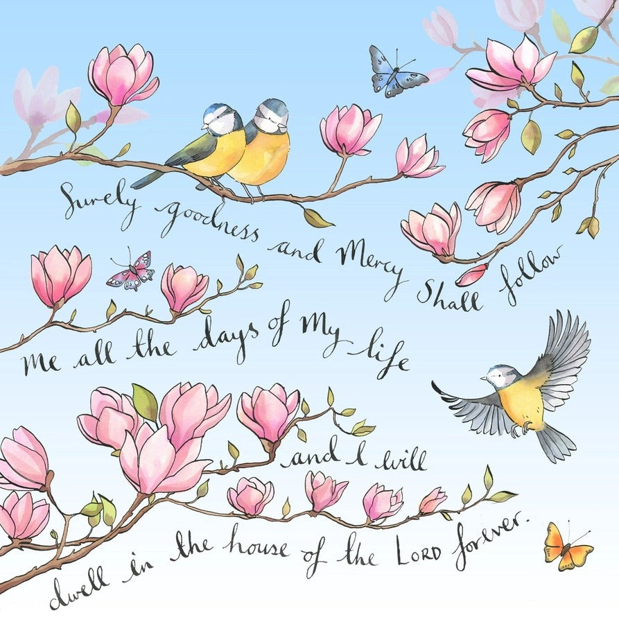 Goodness and Mercy Card - The Christian Gift Company