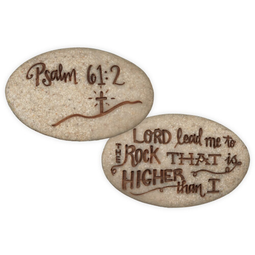 Pocket Stone - Lead Me To The Rock - The Christian Gift Company