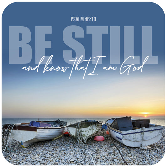 Be Still Boats Coaster - The Christian Gift Company