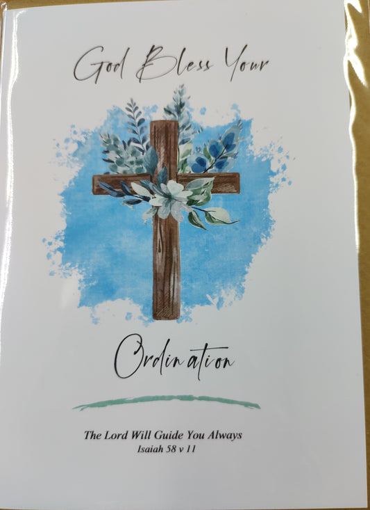 God Bless Your Ordination Card - The Christian Gift Company