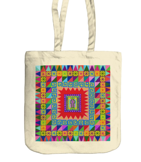 Patterned Square Cross Bag - The Christian Gift Company