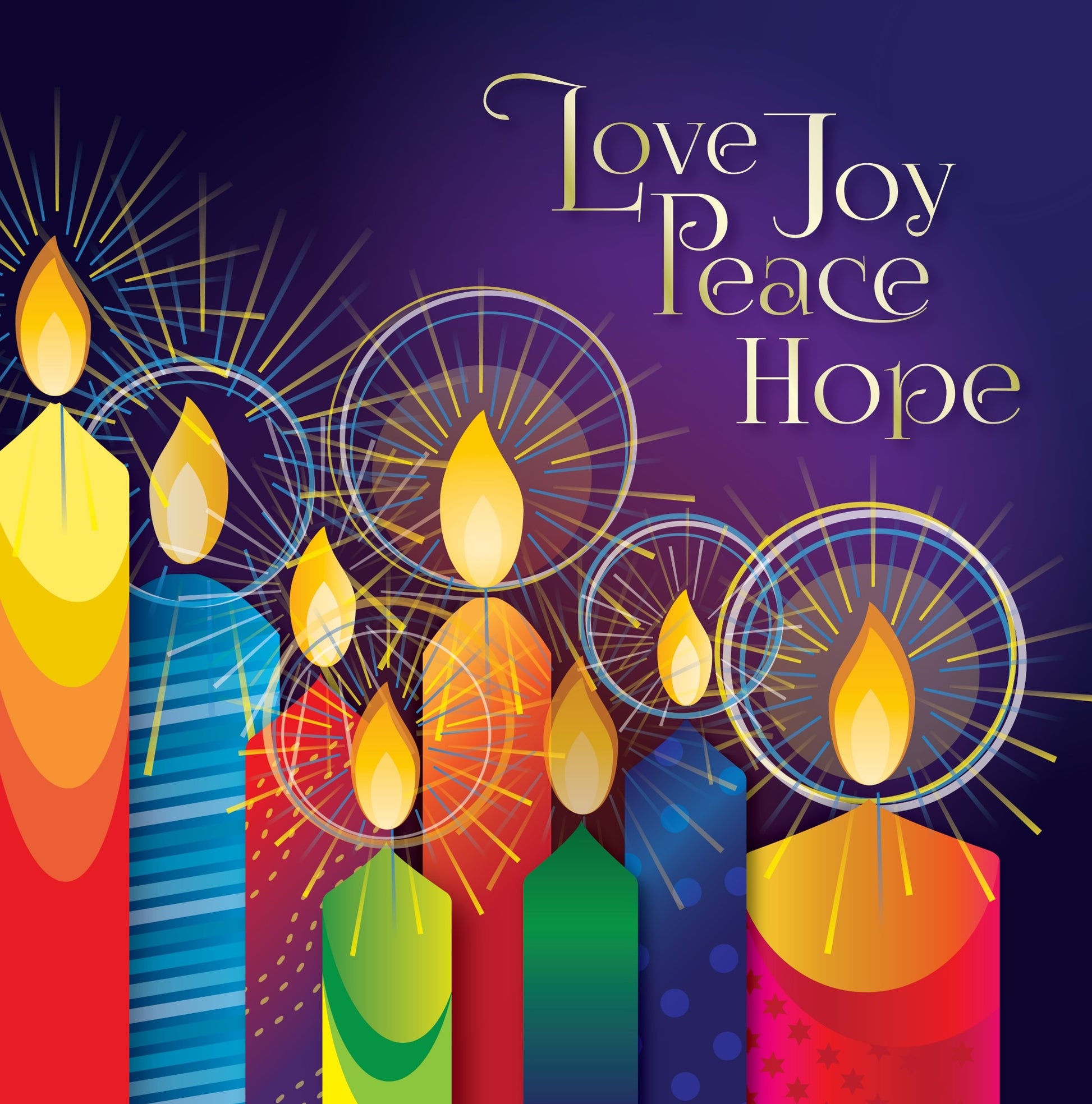 Love & Peace Christmas Card - The Christian Gift Company