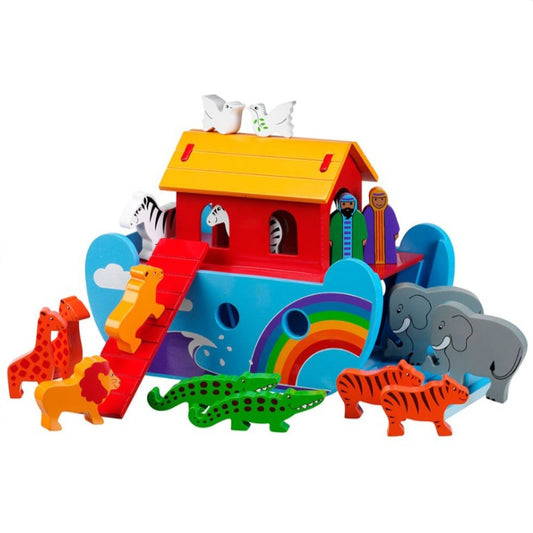 Small rainbow Noah's ark - The Christian Gift Company