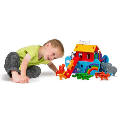 Small rainbow Noah's ark - The Christian Gift Company
