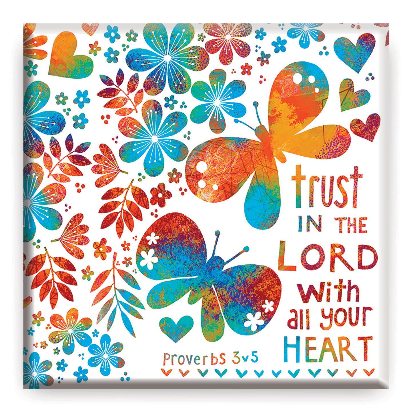 Trust in the Lord (butterfly) Magnet - The Christian Gift Company