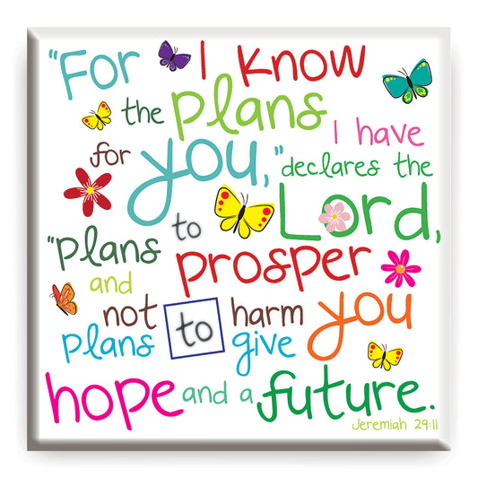 I know the plans Magnet - The Christian Gift Company