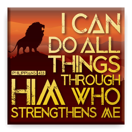 I can do all things Magnet - The Christian Gift Company