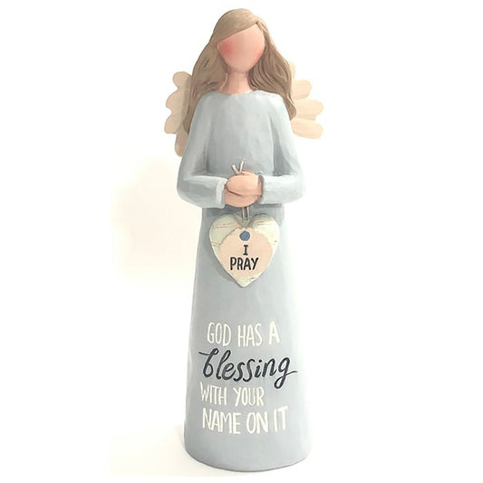 Blessing Angel With Pray Sign - The Christian Gift Company