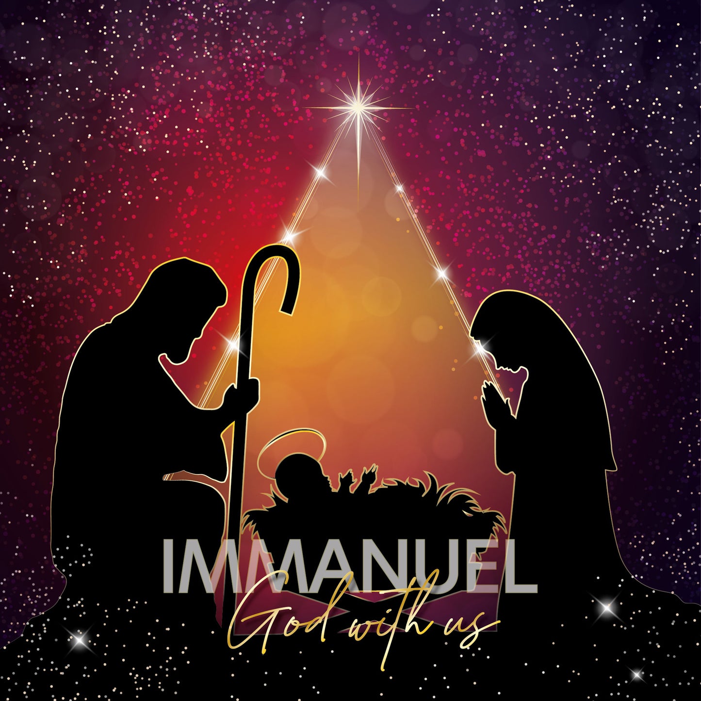 Immanuel-God with us Christmas Cards