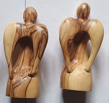 Olive Wood Angel