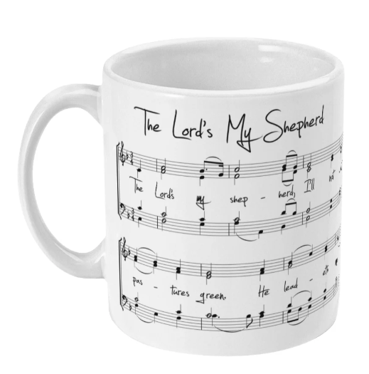 The Lord's My Shepherd Music Mug