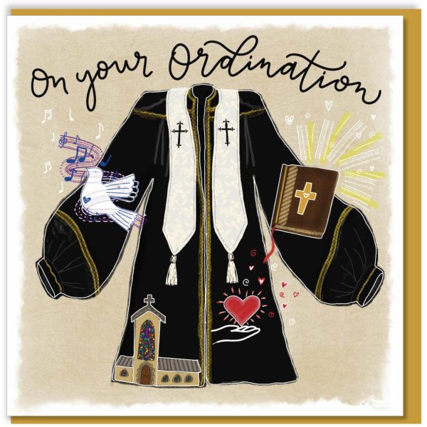Ordination Robes Card - The Christian Gift Company