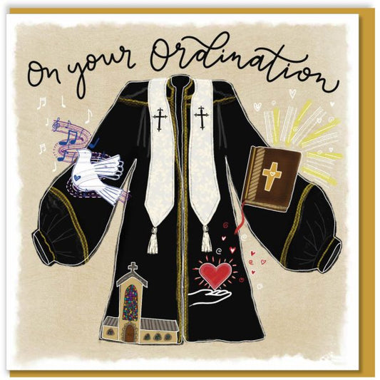 Ordination Robes Card