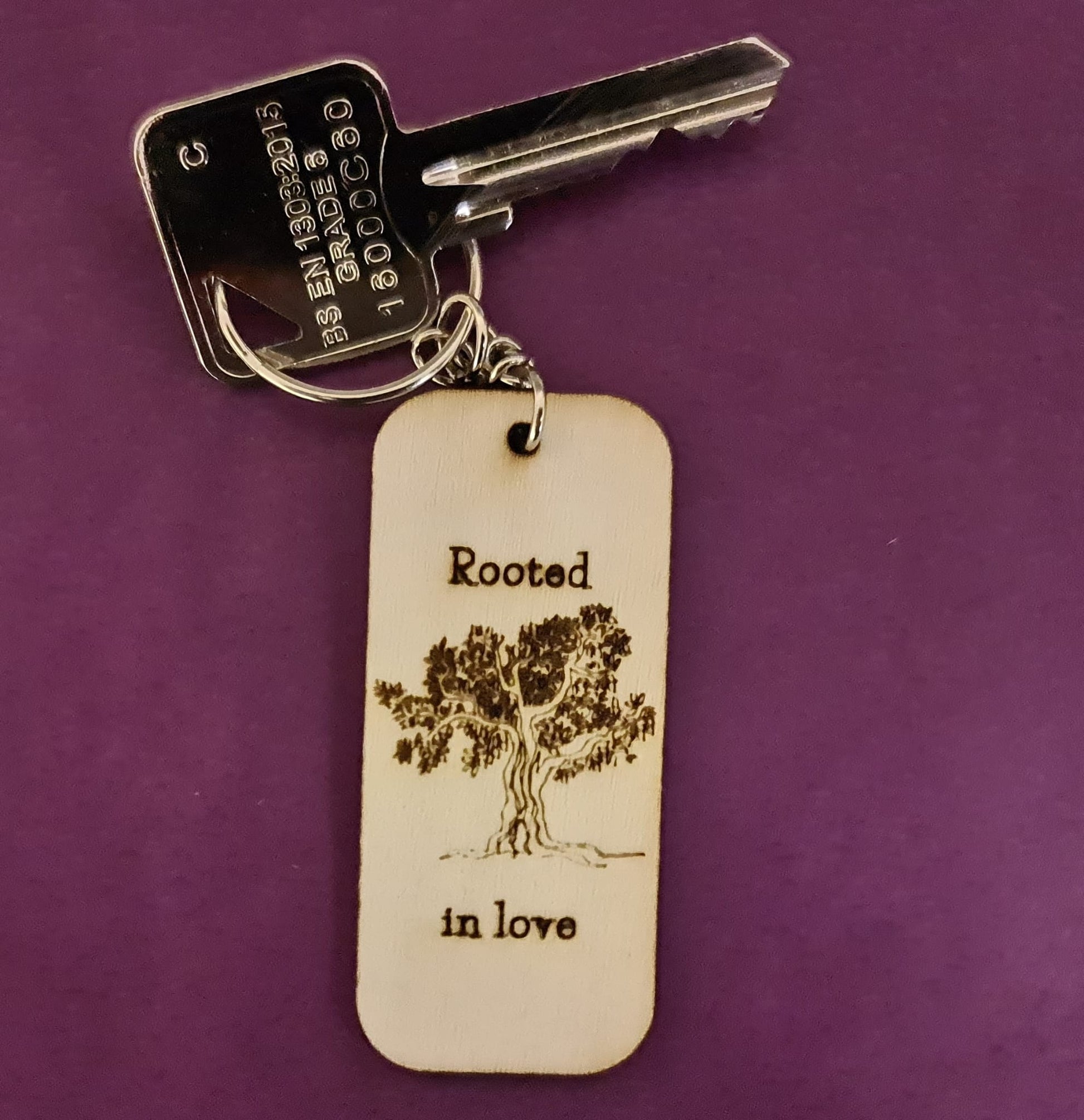 Rooted in Love Keyring - The Christian Gift Company