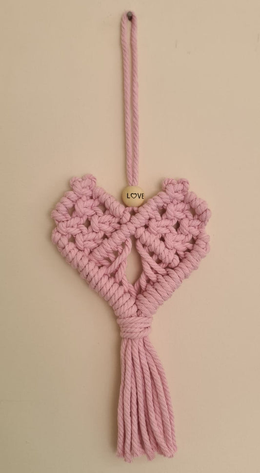 Love Macrame Heart - The Christian Gift Company