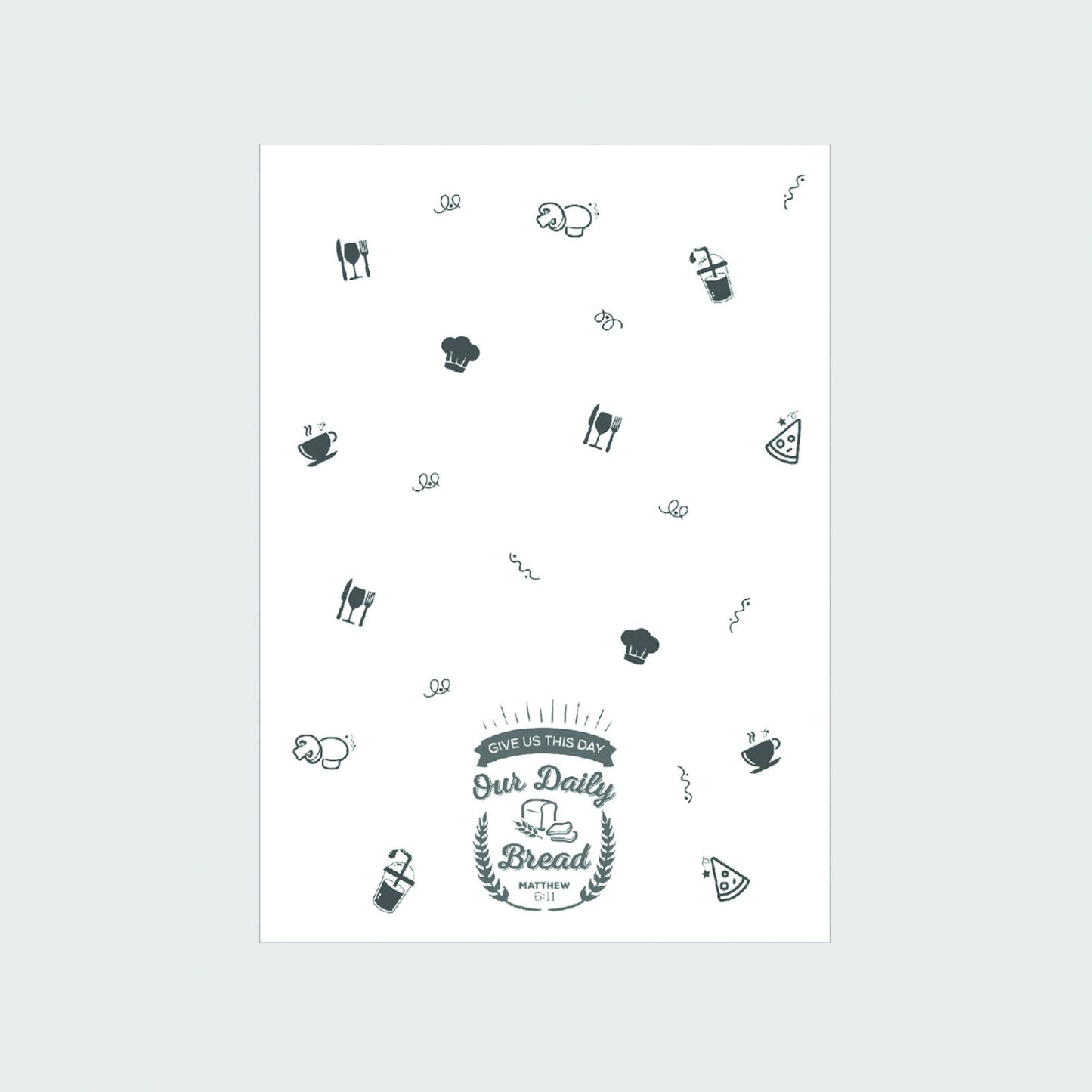 Give Us This Day Tea Towel - The Christian Gift Company