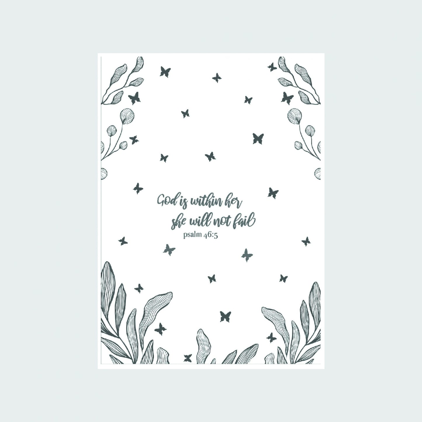 She Will Not Fail Tea Towel - The Christian Gift Company