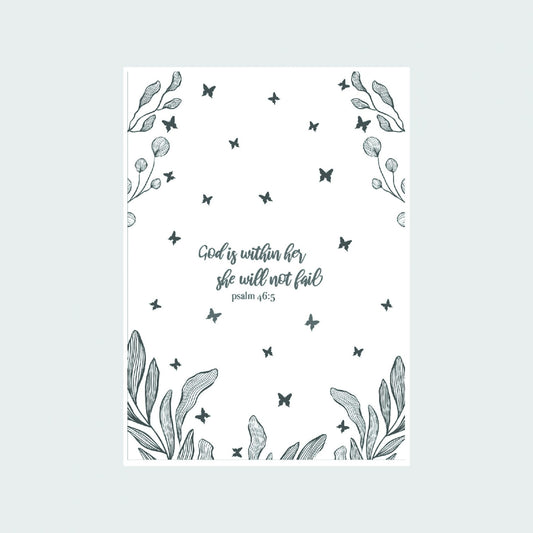 She Will Not Fail Tea Towel - The Christian Gift Company