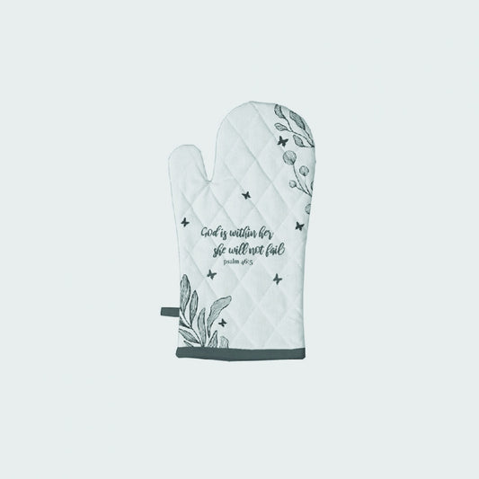 She Will Not Fail Oven Glove Pair - The Christian Gift Company