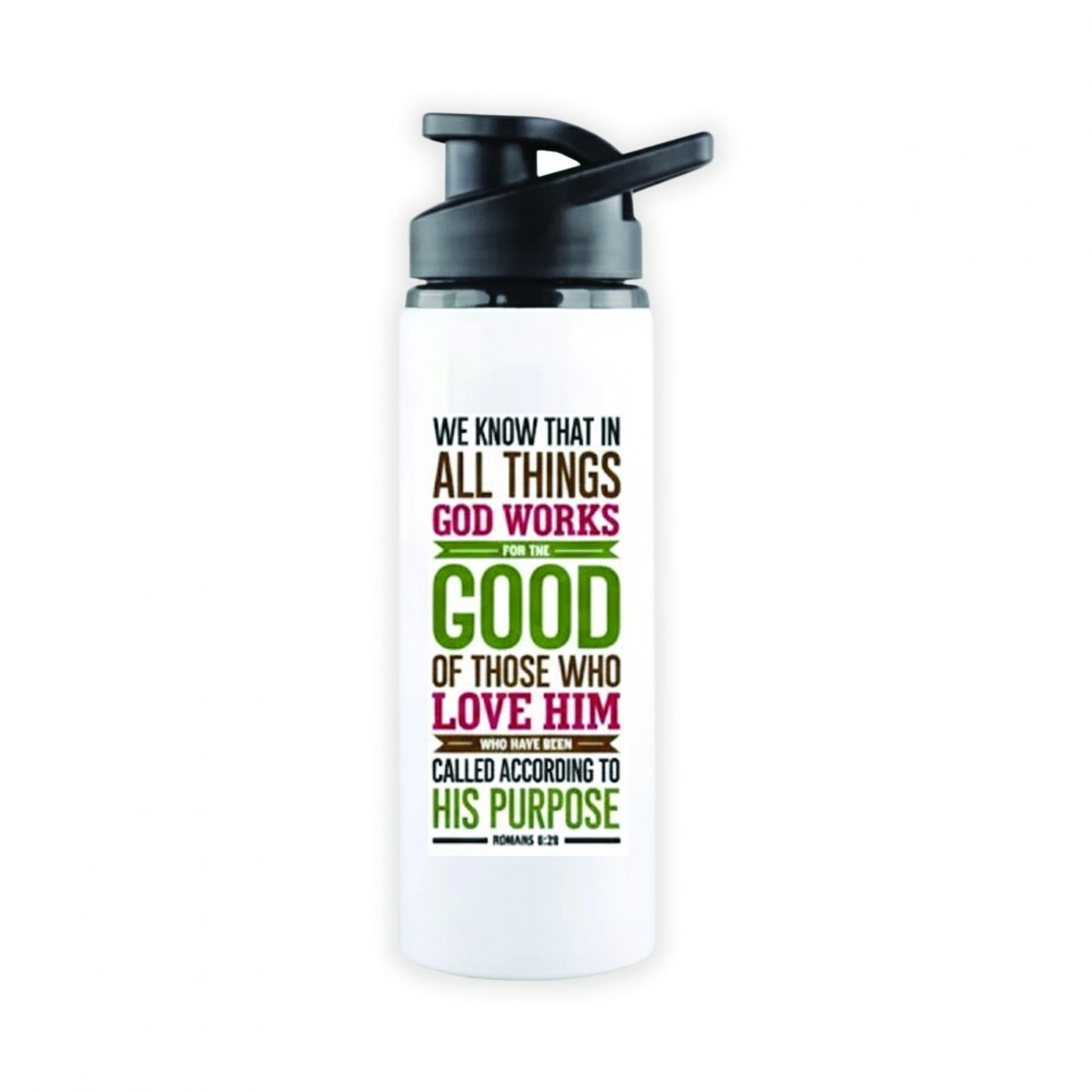 Work For Good Water Bottle - The Christian Gift Company
