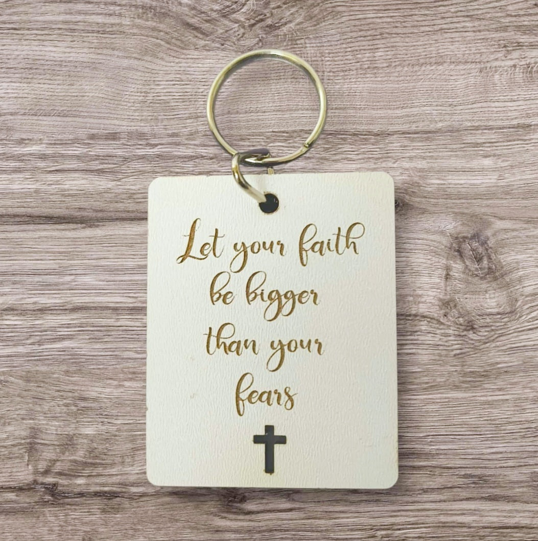 Let Your Faith Keyring - The Christian Gift Company