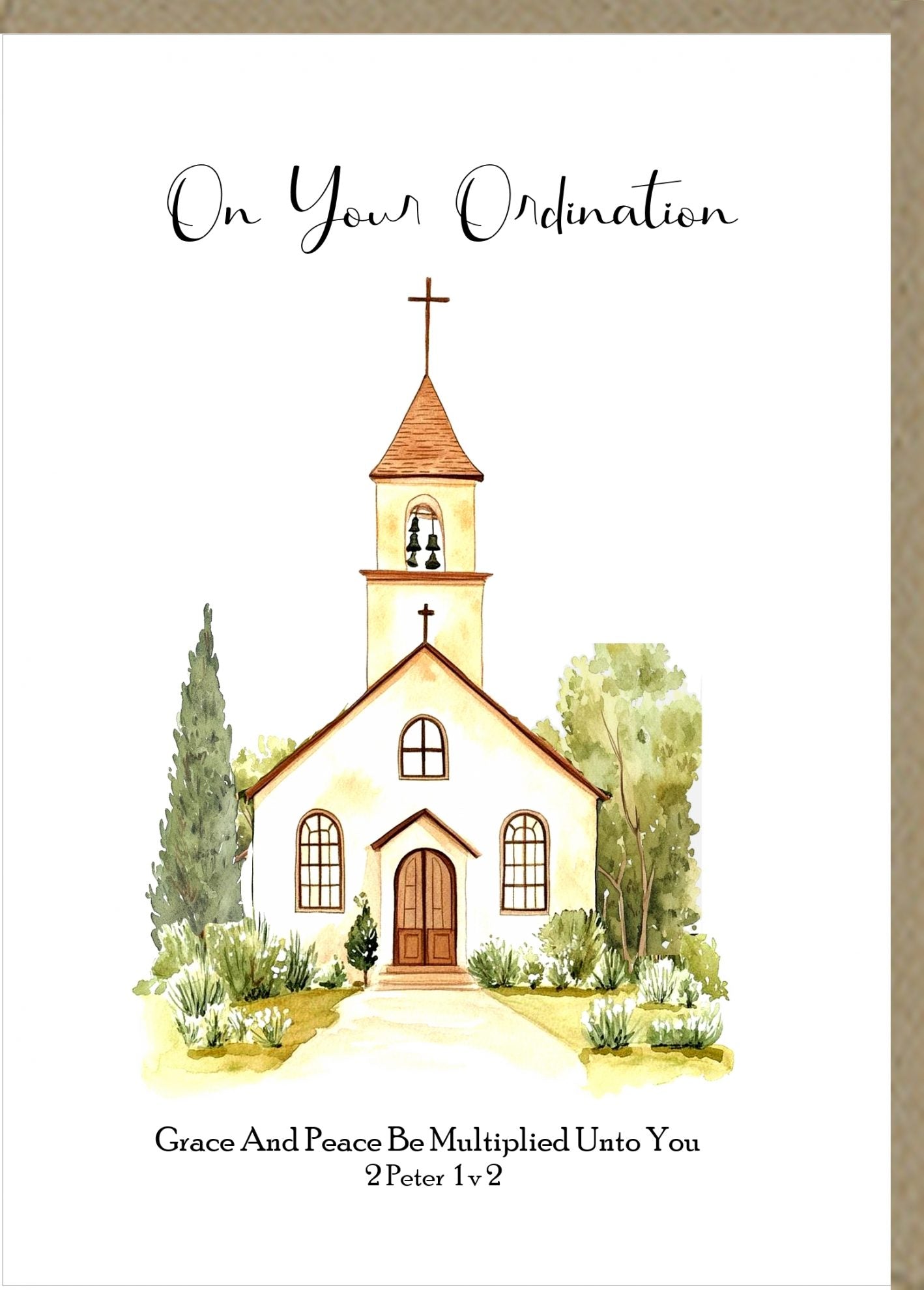 Grace And Peace Ordination Card - The Christian Gift Company