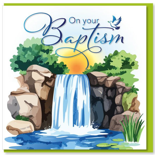 New Life Baptism Card - The Christian Gift Company