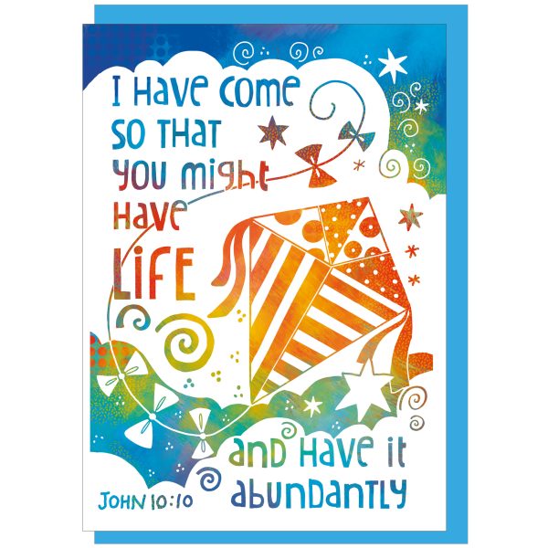 Abundant Life Encouragement Card - The Christian Gift Company