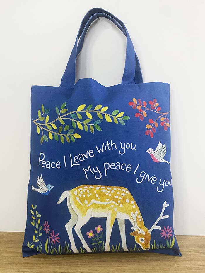 Peace I Leave with You Canvas Bag - The Christian Gift Company