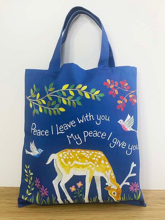 Peace I Leave with You Canvas Bag - The Christian Gift Company