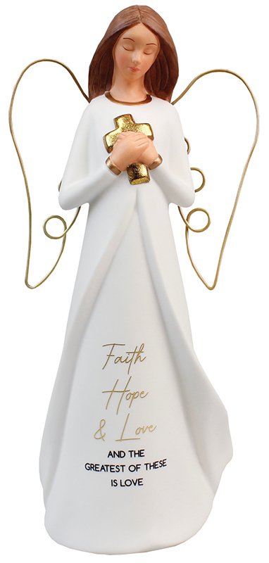 Porcelain Angel - Faith, Hope, Love - The Christian Gift Company