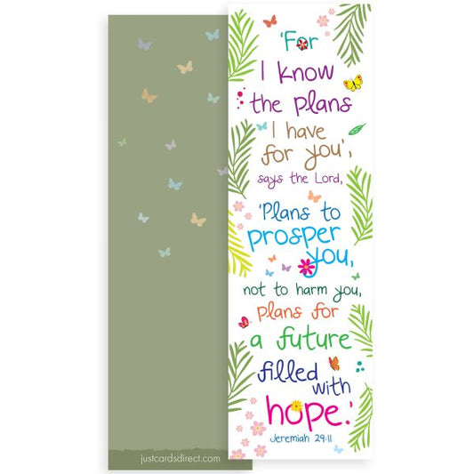I Know The Plans Bookmark