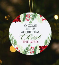 Christmas Tree Decoration-Adore Him