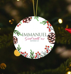 Christmas Tree Decoration- Immanuel