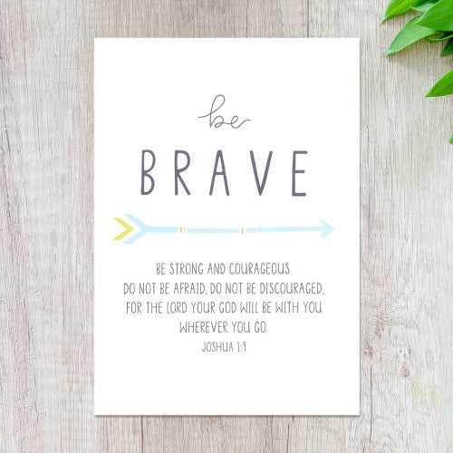 Magnet Be Brave Arrow - The Christian Gift Company