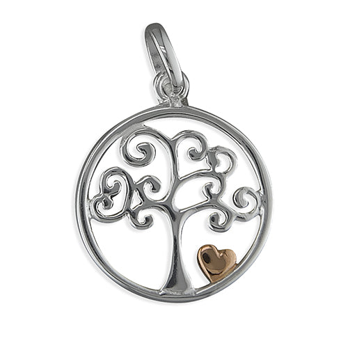 Tree Of Life And Heart Necklace - The Christian Gift Company