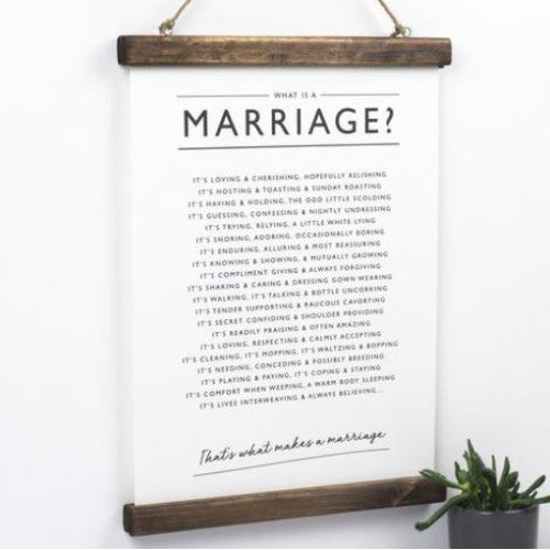 Marriage Print A3 - The Christian Gift Company