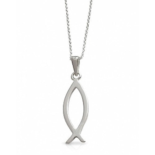Ichthus Fish Necklace - The Christian Gift Company