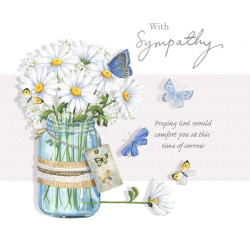 Sympathy Card Daisies - The Christian Gift Company