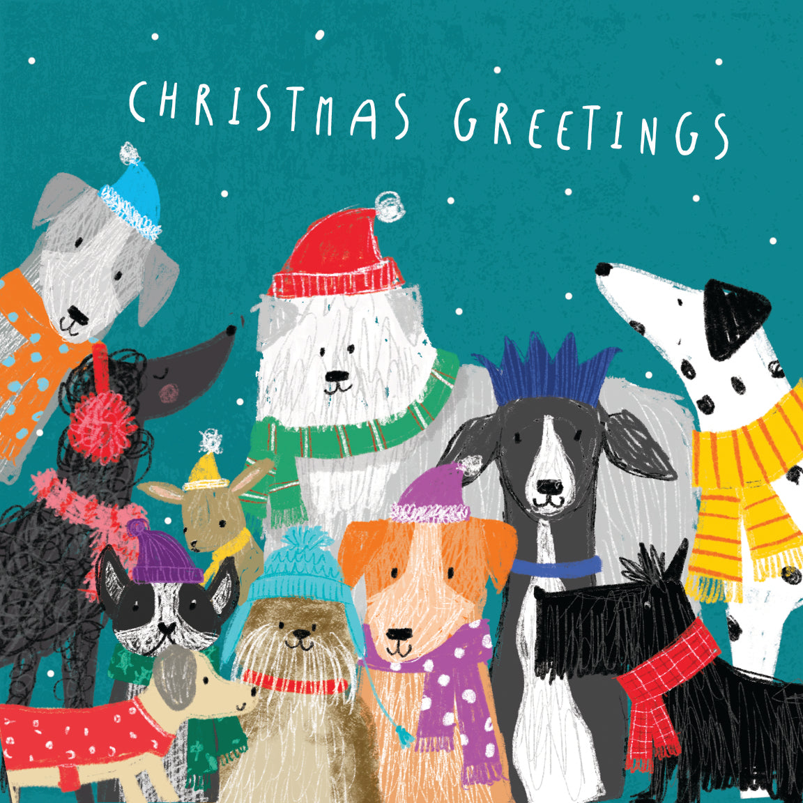 Food Bank – Dogs Christmas (Pack of 10) - The Christian Gift Company