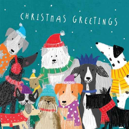 Food Bank – Dogs Christmas (Pack of 10) - The Christian Gift Company