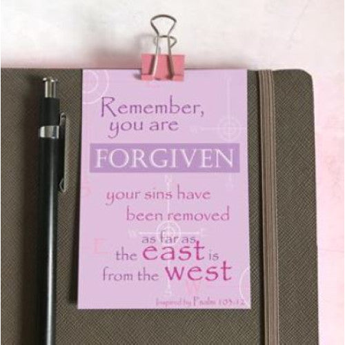 Mini Card: Remember You Are Forgiven - The Christian Gift Company