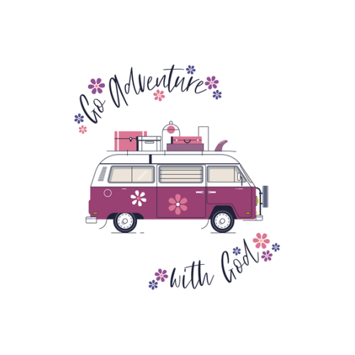 Mini Card: Go Adventure Flowers - The Christian Gift Company