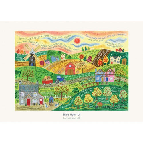 Hannah Dunnett Shine Upon Us A3 Poster - The Christian Gift Company