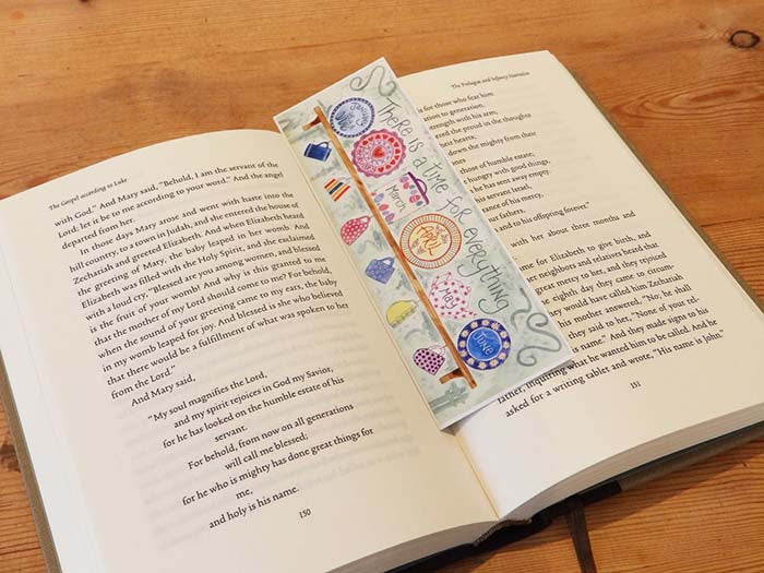 Hannah Dunnett Bookmark A Time For Everything - The Christian Gift Company