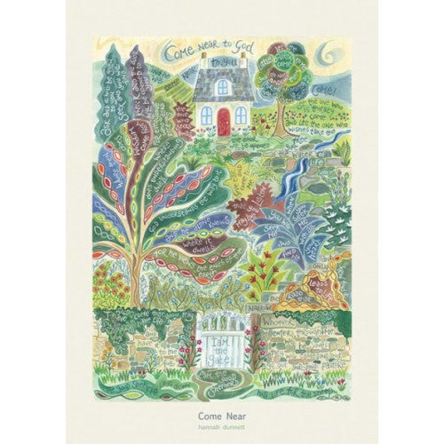 Hannah Dunnett Come Near Card - The Christian Gift Company