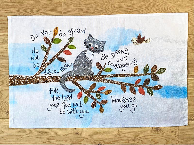 Do Not Be Afraid Tea Towel - The Christian Gift Company