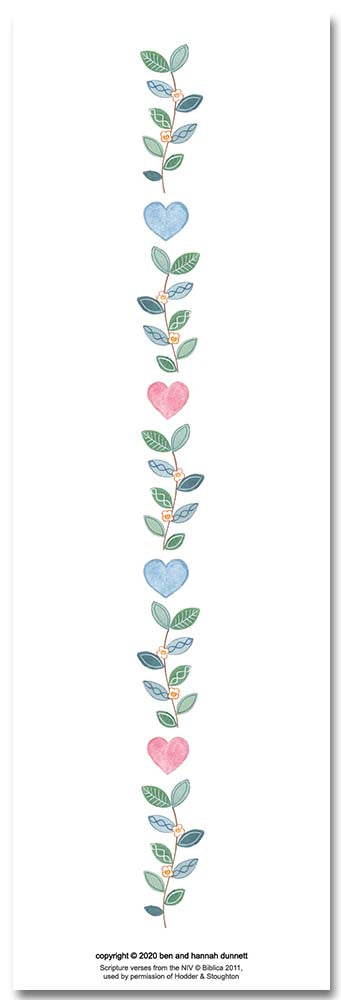 Hannah Dunnett Bookmark Love Is Patient - The Christian Gift Company