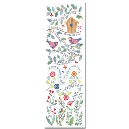 Hannah Dunnett Bookmark Love Is Patient - The Christian Gift Company