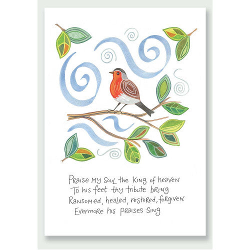 Hannah Dunnett Praise My Soul A4 Print - The Christian Gift Company